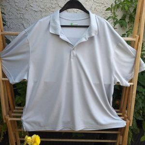Izod grey sportswear athletic golf/polo shirt